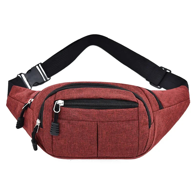Sac Banane Homme Étanche – Style Coréen, Toile Oxford, Multi-usage - BLACKBEARD OUTDOOR INDUSTRIES