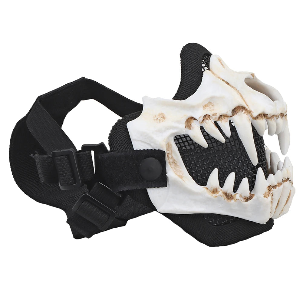 Masque Cosplay Airsoft avec Dents - Masque de Protection Multifonction pour Jeu de Rôle, Paintball et Halloween BLACKBEARD OUTDOOR INDUSTRIES