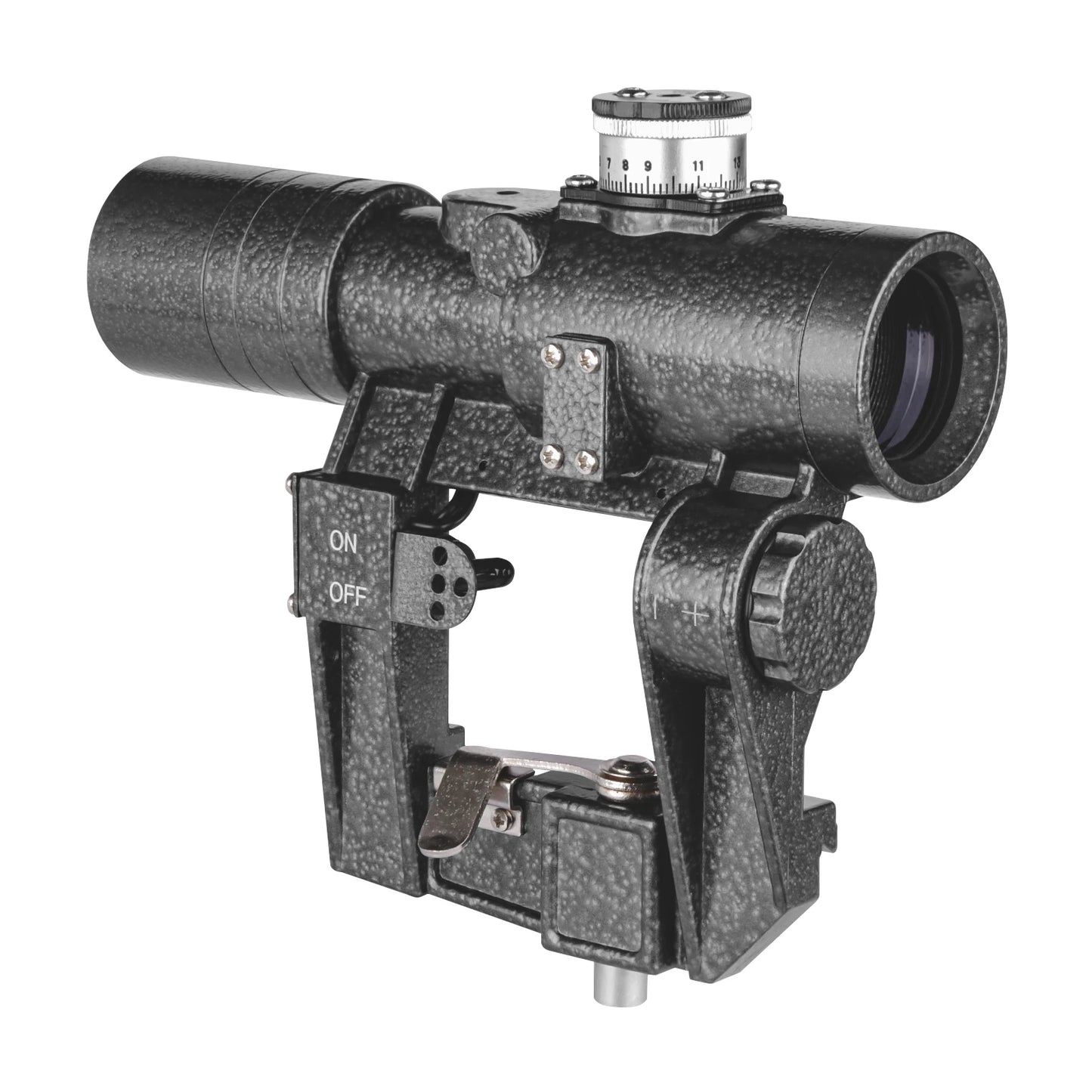 Lunette de Visée SVD 1x30 Tactical — Red Dot avec Montage Latéral pour AK et Dérivés - BLACKBEARD OUTDOOR INDUSTRIES
