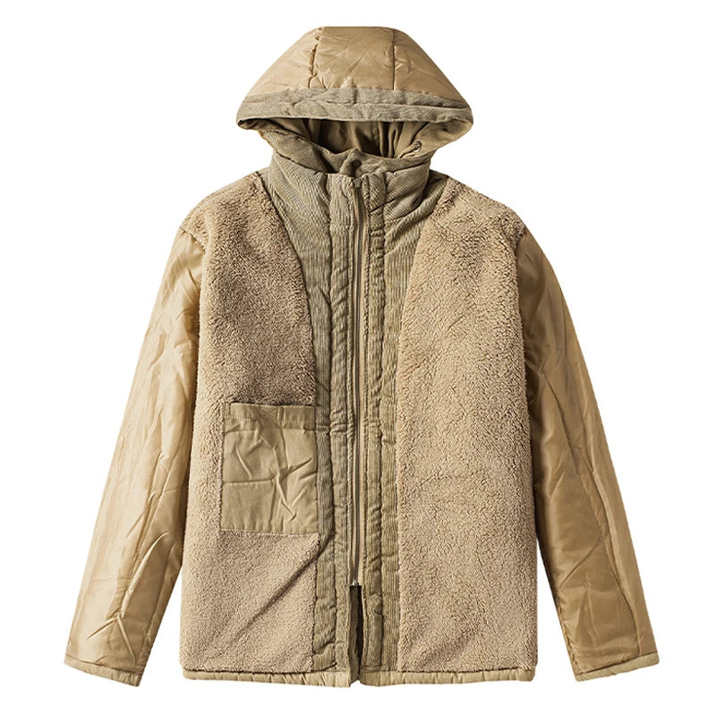 Veste d’Hiver Chaude Homme – DIMUSI Veste Tactique Épaissie | Polaire Doublée | Multi-poches | Coupe-Vent | Capuche | Mode & Outdoor - BLACKBEARD OUTDOOR INDUSTRIES