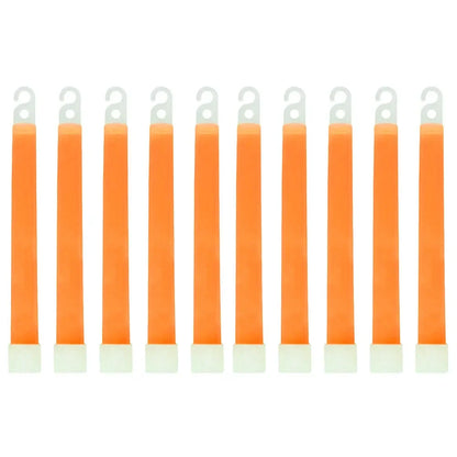 Lot de 50 Bâtons Lumineux Fluorescents 15 cm Équipement de Survie Militaire | Camping, Randonnée, SOS, Urgence, Fête | - BLACKBEARD OUTDOOR INDUSTRIES