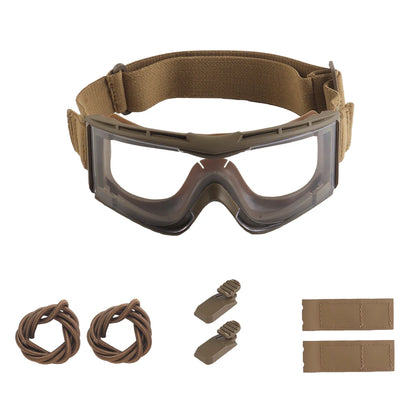 Lunettes Tactiques W810 – Protection Balistique Anti-UV – Antipoussière et Antivent – Pour Airsoft, Moto, Ski, Randonnée et Tir - BLACKBEARD OUTDOOR INDUSTRIES