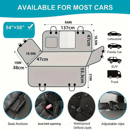 Housse de Siège Auto pour Chien – Hamac Imperméable & Antidérapant Ma boutique