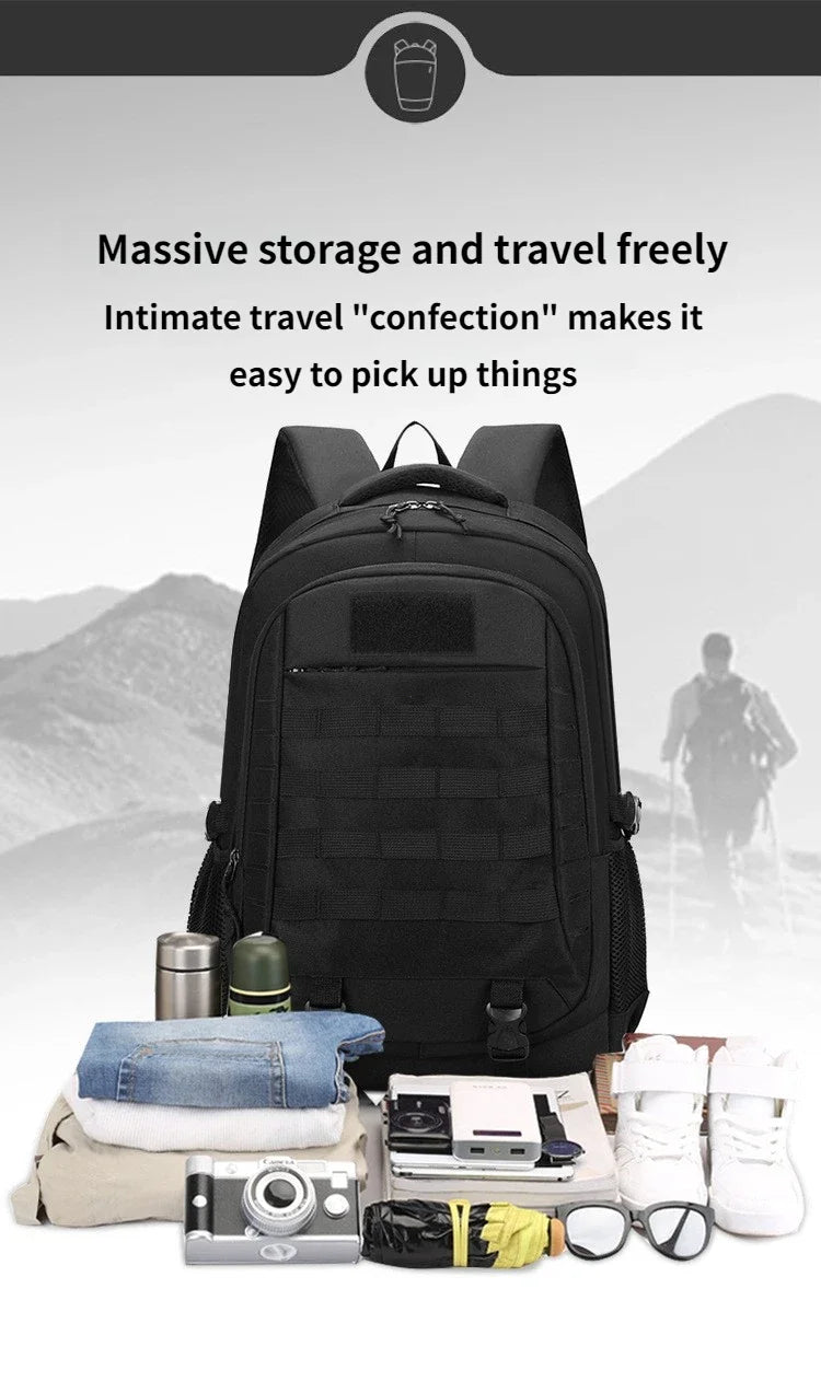 Sac à Dos de Voyage et Camping pour Homme – Grande Capacité, Nylon Résistant, Idéal Randonnée, Chasse et Trekking - BLACKBEARD OUTDOOR INDUSTRIES