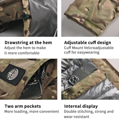 Ensemble d’Hiver Chasse Outdoor – Veste et Pantalon Camouflage Épais, Chauds, Imperméables, Uniforme Tactique Résistant à l’Usure - BLACKBEARD OUTDOOR INDUSTRIES