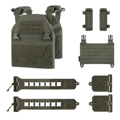 Gilet Tactique à Libération Rapide YAKEDA – Gilet de Protection pour Homme, Porte-plaques, Armure de Combat, Entraînement en Extérieur et Airsoft BLACKBEARD OUTDOOR INDUSTRIES