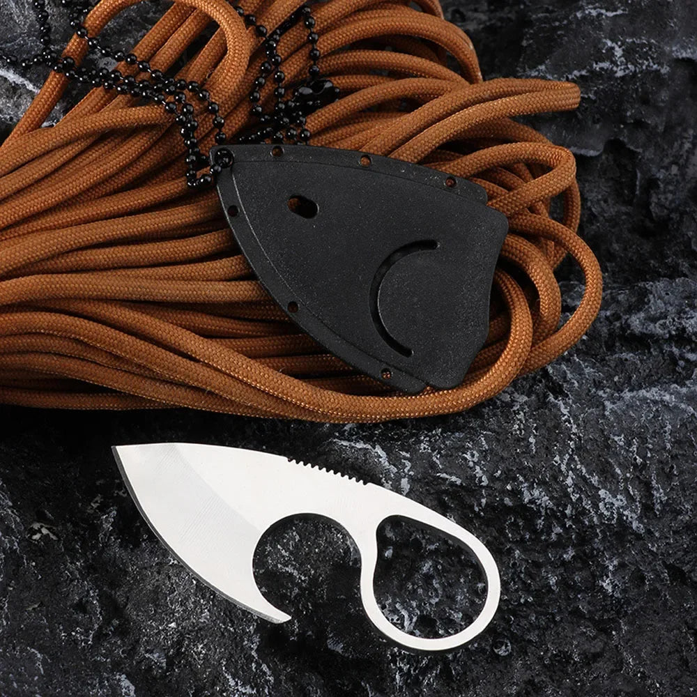 Couteau de Poche Miniature en Acier Inoxydable EDC – Outil Portable Multifonction pour Défense Personnelle, Camping et Survie - BLACKBEARD OUTDOOR INDUSTRIES
