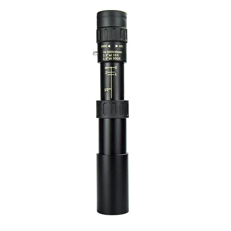 Monoculaire Haute Définition 10-300x40 avec Prismes BAK4 – Télescope Professionnel Portable Zoom Longue Portée 4K pour Camping, Observation et Aventures Extérieures - BLACKBEARD OUTDOOR INDUSTRIES