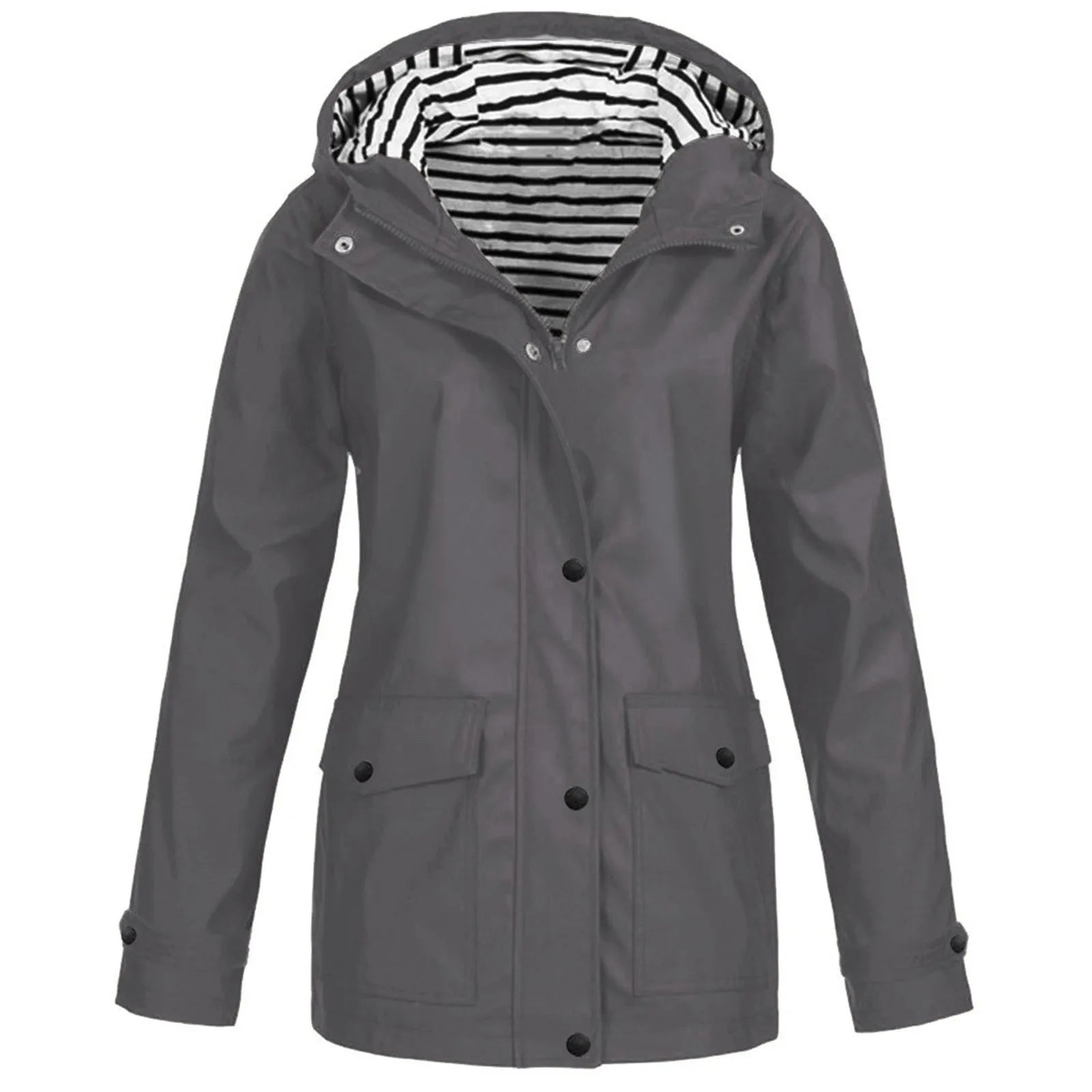 Veste Imperméable et Thermorégulatrice pour Femme - Coupe-Vent avec Capuche, Idéale pour la Randonnée et l'Escalade en Montagne - BLACKBEARD OUTDOOR INDUSTRIES