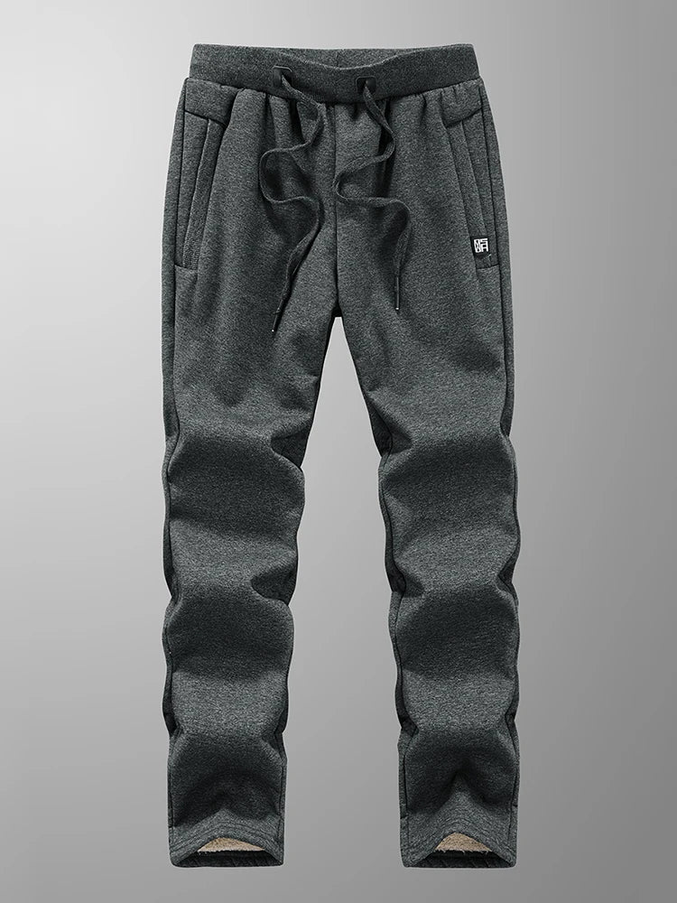 Pantalon Jogging Homme Hiver | Grandes Tailles 6XL-8XL | Épais, Doublé Polaire, Coton Stretch | Poches Zippées - BLACKBEARD OUTDOOR INDUSTRIES