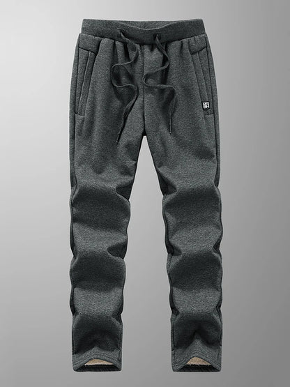 Pantalon Jogging Homme Hiver | Grandes Tailles 6XL-8XL | Épais, Doublé Polaire, Coton Stretch | Poches Zippées - BLACKBEARD OUTDOOR INDUSTRIES