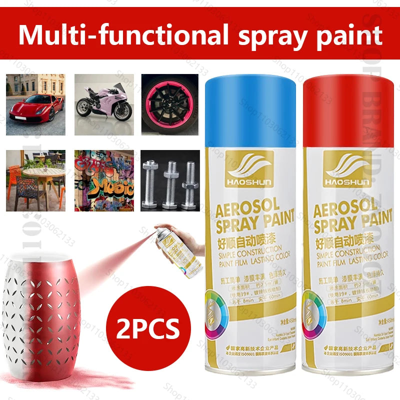 Lot de 2 Bombes de Peinture en Spray 450 ml – Multi-surfaces - BLACKBEARD OUTDOOR INDUSTRIES
