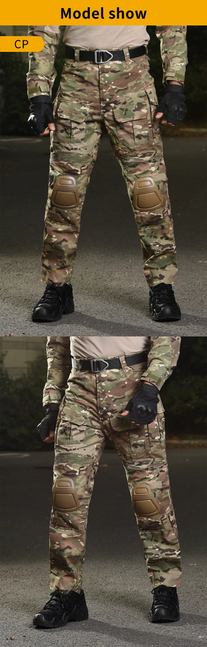 Ensemble Tactique Camouflage CP Gen3 – Uniforme de Combat Homme avec Protections (Coudes & Genoux) pour Chasse, Airsoft et Activités Extérieures - BLACKBEARD OUTDOOR INDUSTRIES