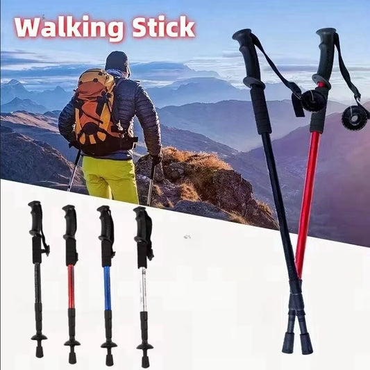 Bâtons de Randonnée Pliables Ultralégers avec Amortisseur – Trekking, Camping, Montagne - BLACKBEARD OUTDOOR INDUSTRIES