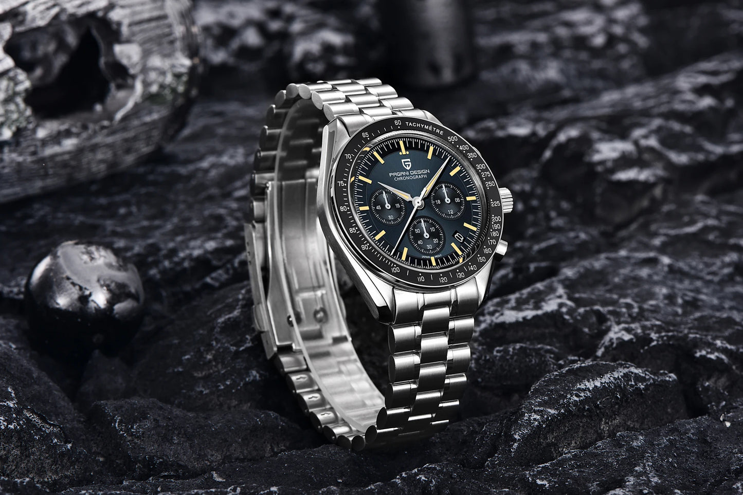 PAGANI DESIGN PD-1701 Moonwatch 2025 – Hommage à la CK2998 – Montre Homme Quartz Chronographe de Luxe - BLACKBEARD OUTDOOR INDUSTRIES