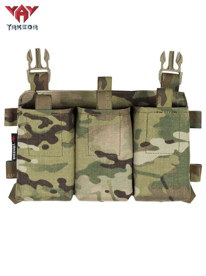 Gilet Tactique YAKEDA Triple 5.56/7.62 avec Libération Rapide et Boucle – Panneau Modulaire d'Attaque pour Équipement de Chasse Extérieure BLACKBEARD OUTDOOR INDUSTRIES
