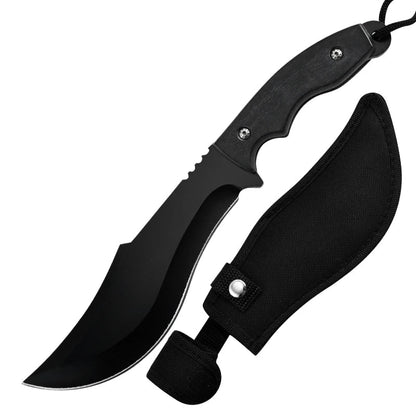 Couteau de Randonnée Compact – Lame Fixe Tranchante Haute Dureté - BLACKBEARD OUTDOOR INDUSTRIES
