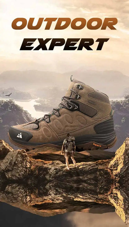 Bottes de Randonnée Hautes pour Homme – Chaussures Outdoor d’Hiver, Lacets, Antidérapantes, Confortables et Chaudes, Idéales pour Trekking et Activités Sportives - BLACKBEARD OUTDOOR INDUSTRIES