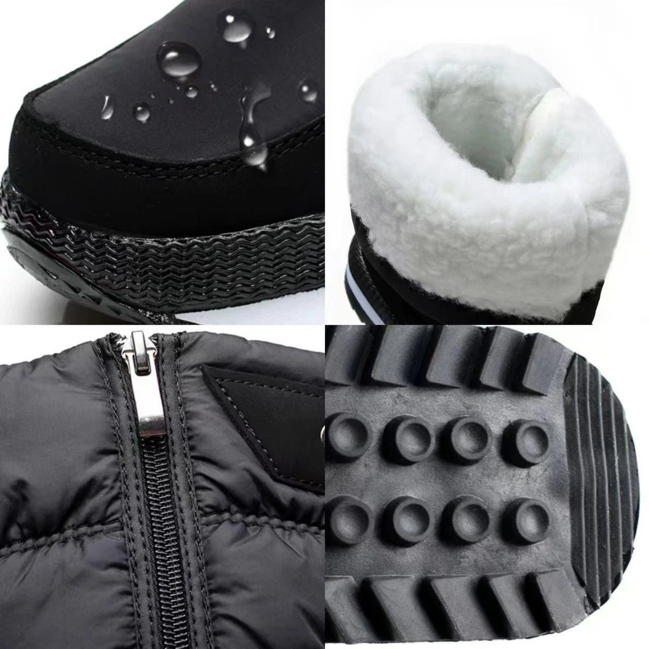 Bottes d’Hiver Femme à Plateforme – Chaudes, Antidérapantes, Mi-Mollet – Style Élégant et Confort Assuré - BLACKBEARD OUTDOOR INDUSTRIES
