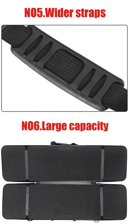 Coffre de Rangement Rigide Étanche 90 cm – Protection Antichoc pour Arc, Canne à Pêche, Outils, Équipement Tactique - BLACKBEARD OUTDOOR INDUSTRIES