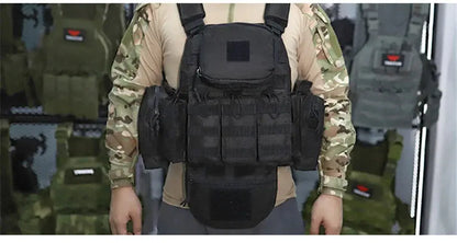 YAKEDA Plate Carrier Tactique – Gilet Modulaire avec Poches Incluses Ma boutique