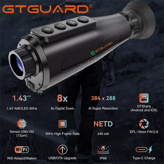 GTGUARD Ai15 Monoculaire Thermique d’Imagerie – Vision Nocturne IR Haute Technologie Ma boutique