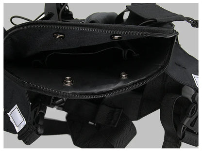 XIERDE Walkie Talkie Radio Holster & Chest Rig - Nylon Radio Case BLACKBEARD OUTDOOR INDUSTRIES