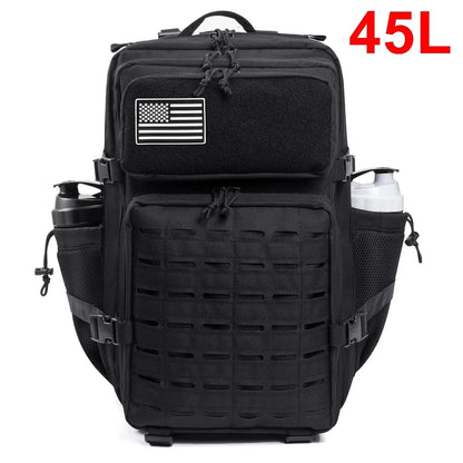 Sac à Dos Tactique Outdoor 25L/45L – Laser Cut MOLLE, Rucksack Polyvalent pour Homme et Femme - BLACKBEARD OUTDOOR INDUSTRIES