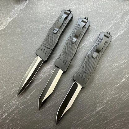 Couteau de Poche Tactique OTF – Lame 440C, Manche ABS – EDC - BLACKBEARD OUTDOOR INDUSTRIES
