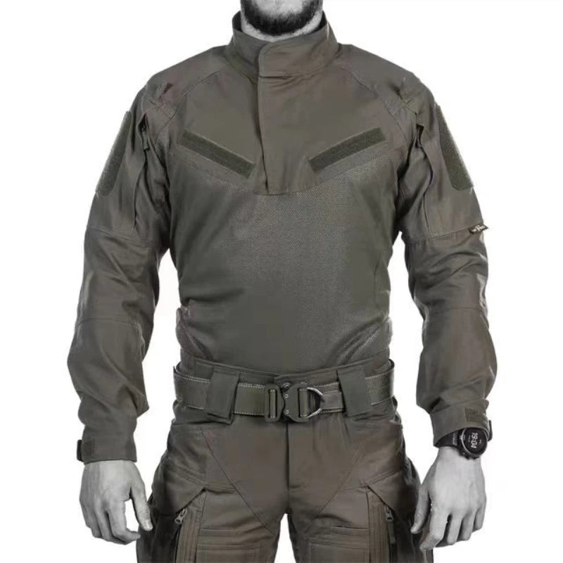 Chemise Tactique de Combat à Manches Longues pour Homme - Haut Camouflage pour Entraînement Militaire, Chasse, et Sports de Plein Air BLACKBEARD OUTDOOR INDUSTRIES