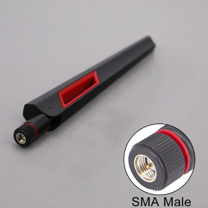 Antenne WiFi 10dBi Haute Performance | Double Bande 2.4Ghz / 5Ghz / 5.8Ghz | Connecteur RP-SMA ou SMA Male – 19.5 cm - BLACKBEARD OUTDOOR INDUSTRIES