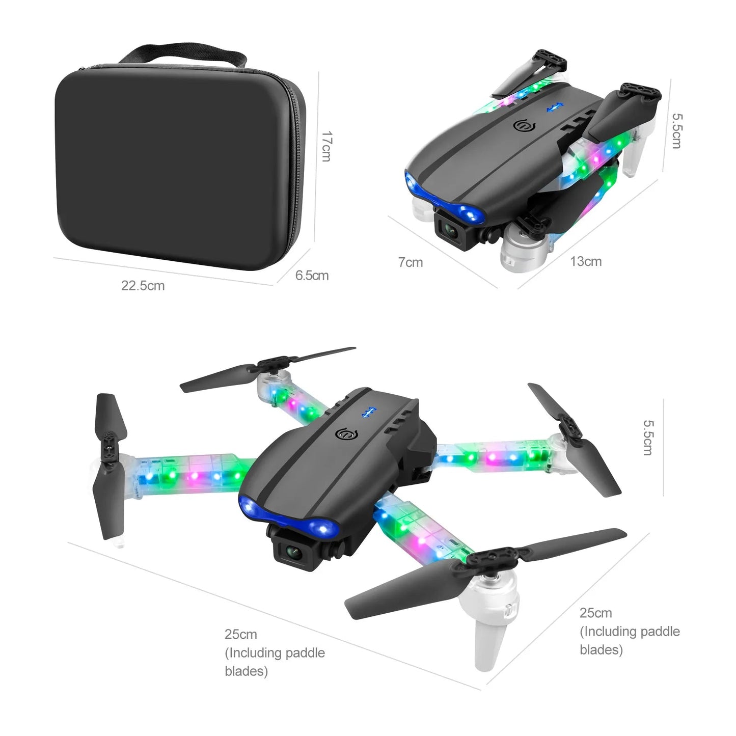 drone mini Black E88 E99 double caméras 4K HD Ma boutique