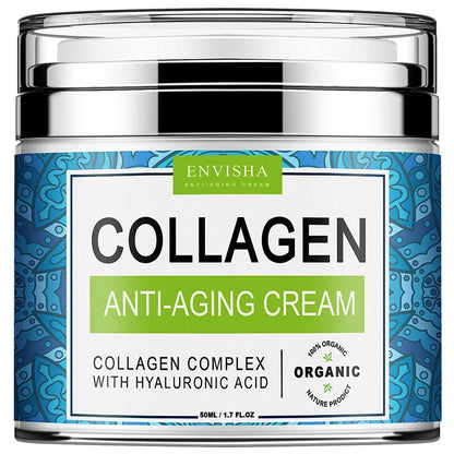 Crème Visage ENVISHA – Collagène & Acide Hyaluronique pour Anti-Âge et Hydratation de la Peau BLACKBEARD OUTDOOR INDUSTRIES