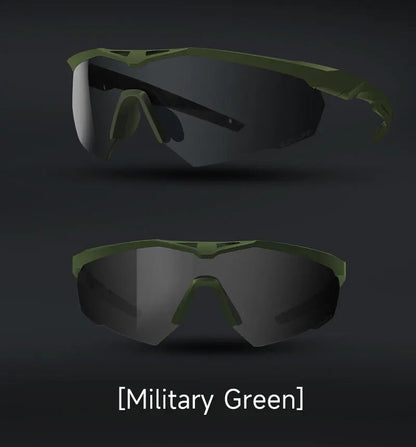 Lunettes Tactiques de Tir 3 Lentilles - Lunettes Résistantes aux Impacts, Anti-buée et Anti-vent BLACKBEARD OUTDOOR INDUSTRIES