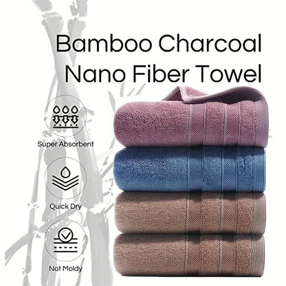 Serviette Adulte en Fibre de Bambou Haut de Gamme – Douce, Absorbante et Épaisse – Serviette de Sport pour Hommes et Femmes (Main, Visage, Douche) BLACKBEARD OUTDOOR INDUSTRIES