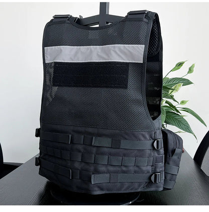 Gilet Tactique de Service Noir - Gilet de Combat Respirant Multifonctionnel pour Patrouille BLACKBEARD OUTDOOR INDUSTRIES