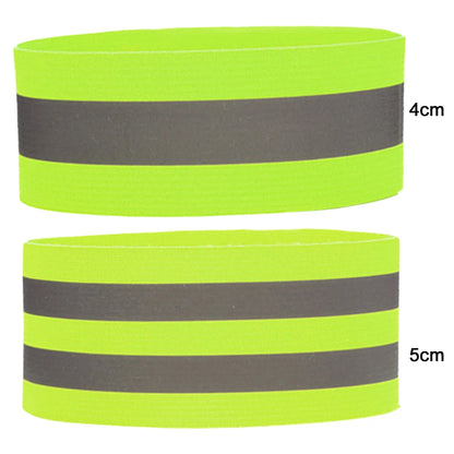 Bandes Réfléchissantes Élastiques - Armbands, Bracelets, Bandes de Cheville et Jambes, Haute Visibilité pour Sécurité Nocturne (Course, Cyclisme, Marche) - BLACKBEARD OUTDOOR INDUSTRIES