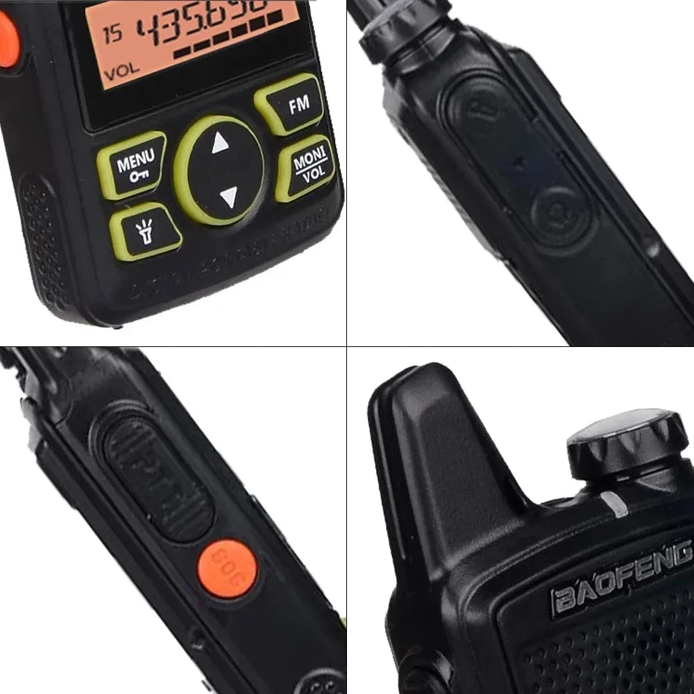 Talkie Walkie Baofeng BF-T1 UHF 20CH - Compact, Puissant et Pratique - BLACKBEARD OUTDOOR INDUSTRIES