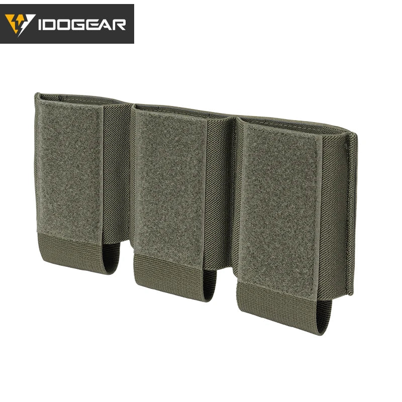 Poche à Chargeurs Tactique 5.56 Triple IDOGEAR – Modèle DOPE avec Fixation Élastique Hook & Loop - Référence 3598 - BLACKBEARD OUTDOOR INDUSTRIES