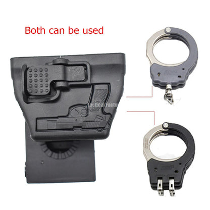 Étui Tactique pour Menottes avec Support Rotatif à 360° – Housse de Ceinture pour Menottes, Accessoire de Chasse et d'Équipement Tactique BLACKBEARD OUTDOOR INDUSTRIES