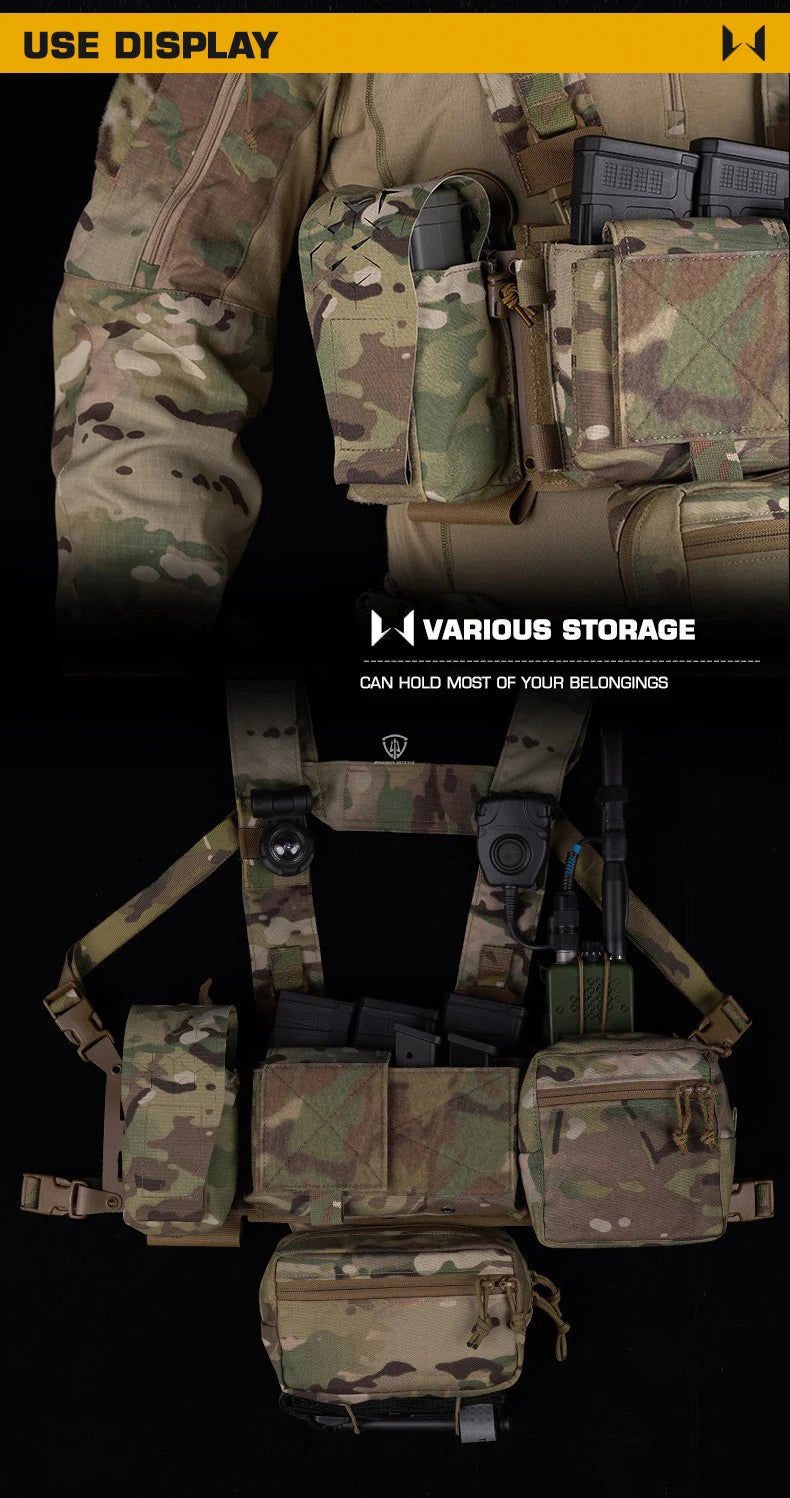 Poche de Rangement Multifonction SPUD Molle pour Radio, Accessoires d'Équipement Tactique, Poche Magasin 5.56mm et 7.62mm - POSEIDON DEFENSE BLACKBEARD OUTDOOR INDUSTRIES