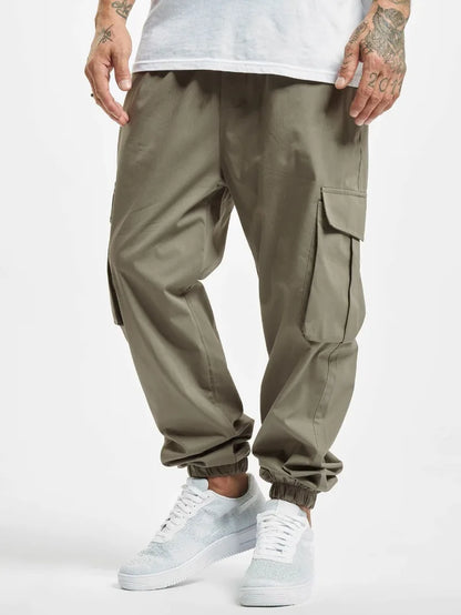 Pantalon Cargo Homme Grande Taille | Style Européen Décontracté | Taille Élastique & Cordon | Multi-poches | Léger & Confortable - BLACKBEARD OUTDOOR INDUSTRIES