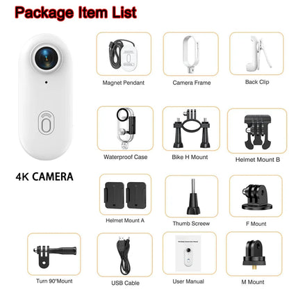 4K Bodycam  d’action 4K ultra-compacte Ma boutique