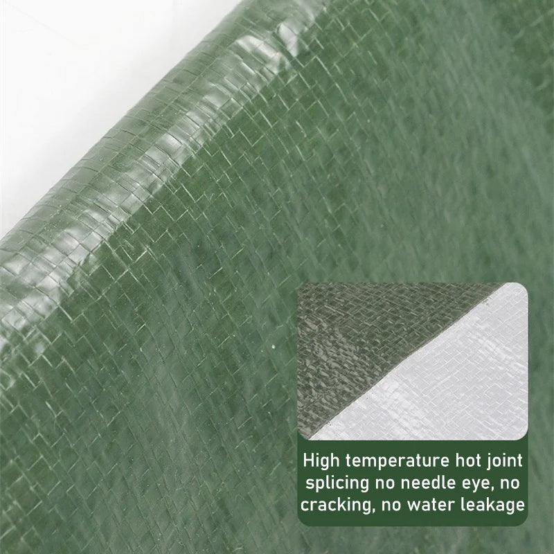 Bâche Imperméable Verte Épaissie – Tarp Multi-usage pour Protection Extérieure, Jardin, Camping - BLACKBEARD OUTDOOR INDUSTRIES