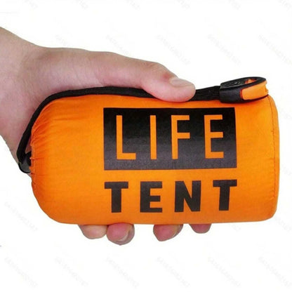 Tente de Survie d'Urgence 2 Personnes | Abri Thermique Réutilisable en Mylar – Étanche, Coupe-Vent, Ultra-léger - BLACKBEARD OUTDOOR INDUSTRIES