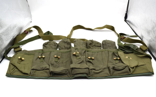 Pochette Chest Rig Surplus 7,62 mm Type 63 (68) – Poche d’Équipement Militaire Vintage - BLACKBEARD OUTDOOR INDUSTRIES