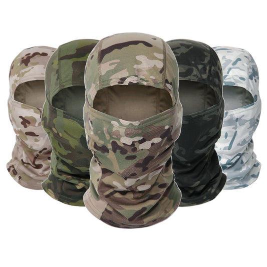 Balaclava Camouflage Multicam – Masque Intégral pour Ski, Cyclisme, Chasse, Airsoft et Plein Air - BLACKBEARD OUTDOOR INDUSTRIES