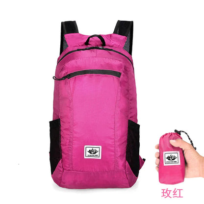Sac à Dos Pliable 18L Ultra-Léger – Sac de Voyage, Randonnée, Cyclisme et Escalade - BLACKBEARD OUTDOOR INDUSTRIES