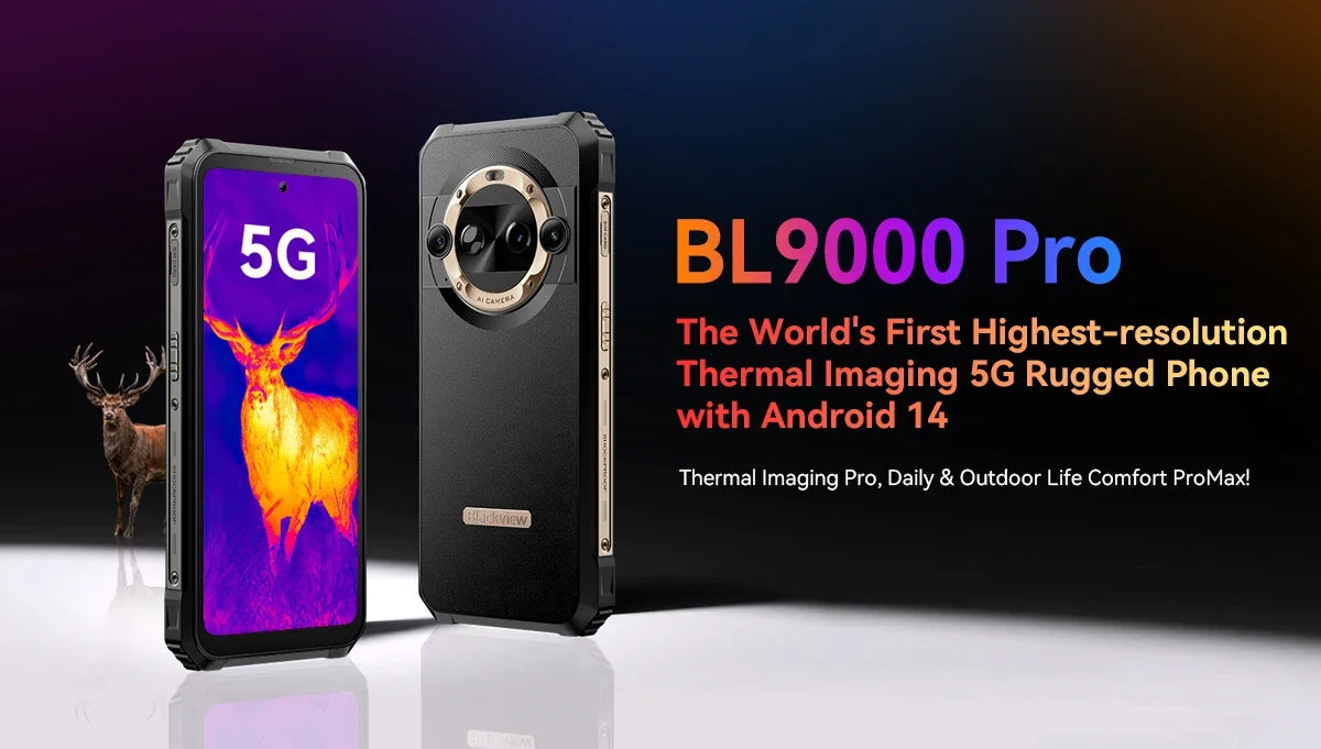 Blackview BL9000 Pro 5G – Smartphone Rugged avec Caméra Thermique FLIR - BLACKBEARD OUTDOOR INDUSTRIES