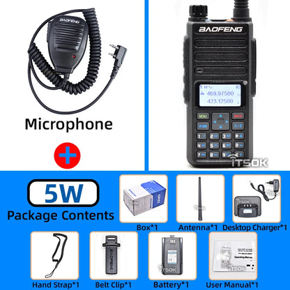 Talkie-Walkie Baofeng DR-1801UV - DMR Longue Portée Dual Band - BLACKBEARD OUTDOOR INDUSTRIES
